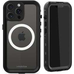 Mobilize Waterproof iPhone 15 Pro Max Wasserdicht MagSafe Hülle Hardcase Backcover - Schwarz