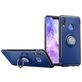 Mobigear Armor Ring Huawei Nova 3 Hülle Hardcase Backcover Stoßfest mit Ringhalter - Blau