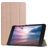 Mobigear Tri-Fold Lenovo Tab E8 Hülle Klapphülle - Roségold
