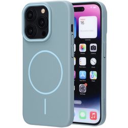 Mobiparts Slim Line iPhone 15 Pro MagSafe Hülle Hardcase Backcover - Sage Green