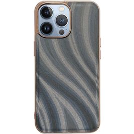 Mobigear Wavy iPhone 14 Pro Max Hülle Hardcase Backcover - Silber
