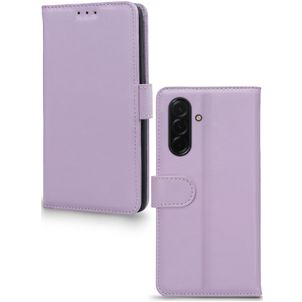 Mobilize Premium Gelly Samsung Galaxy A36 Hülle Klapphülle Geldbörse - Lila