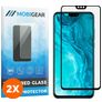 Mobigear Premium HONOR 9X Lite Panzerglas Gehärtetes Glas Displayschutz - Hüllenfreundlich - Schwarz (2er Pack)