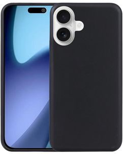 Mobigear Basics iPhone 17 Hülle Flexibles TPU Backcover - Schwarz