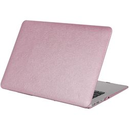 Mobigear Silk Texture MacBook Pro 15 Zoll (2008-2012) Hardcase Hülle MacBook Case - Lila - Model A1260 / A1286