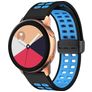 Mobigear Sport Plus Mag Silikon Smartwatch Armband Magnetverschluss - 22-mm-Universalanschluss - Schwarz / Blau