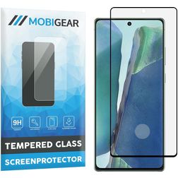 Mobigear Premium Samsung Galaxy Note 20 Panzerglas Gehärtetes Glas Displayschutz - Hüllenfreundlich - Schwarz