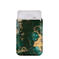 MIO Kartenhalter - 3 Karten - MagSafe-kompatibel - Green Marble