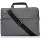 Mobigear Denim Zipper Laptop Umhängetasche Laptoptasche - Grau