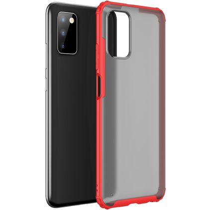 Mobigear Shockproof Samsung Galaxy A03s Hardcase Backcover - Rot