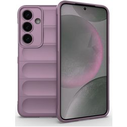 Mobigear Bumpy Samsung Galaxy S25 Plus Hülle Flexibles TPU Backcover - Lila