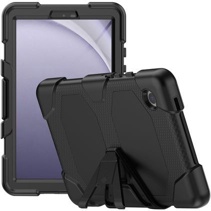 Xccess Survivor Essential Samsung Galaxy Tab A9 (2023) Hülle Kunststoff,Silikon Backcover + Ständer - Schwarz