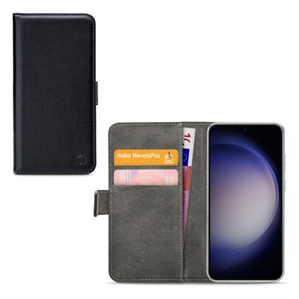 Mobilize Classic Gelly Wallet Samsung Galaxy S23 Plus Hülle Klapphülle Geldbörse - Schwarz