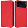 Mobigear Frosted Flip iPhone 17 Pro Max Hülle Klapphülle Geldbörse - Rot