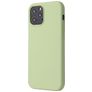 Mobigear Rubber Touch iPhone 12 Mini Silikon Hülle Backcover - Pastellgrün