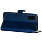 Mobigear Zipper Samsung Galaxy S20 Hülle Klapphülle Geldbörse - Blau