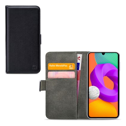 Mobilize Classic Gelly Wallet Samsung Galaxy M22 Klapphülle Portemonnaie - Schwarz