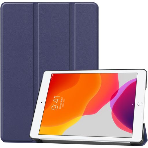 Mobigear Tri-Fold iPad 7 (2019) Hülle Klapphülle - Dunkelblau