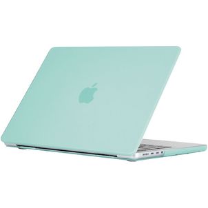 Mobigear Matte MacBook Pro 16 Zoll (2021-2026) Hardcase Hülle MacBook Case - Grün - Model A2485 / A2780 / A2991 / A3186 / A3428 / A3429