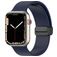 Mobigear Sport Mag Silikon Apple Watch Armband Magnetverschluss - 42/41/40/38 mm - Marineblau