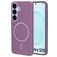Mobiparts Slim Line Samsung Galaxy S25 MagSafe Hülle Hardcase Backcover - Imperial Purple