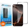 Mobigear Premium iPhone 16 Pro Max Panzerglas Gehärtetes Glas Displayschutz - Hüllenfreundlich - Schwarz (2er Pack)