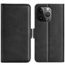 Mobigear Slim Magnet iPhone 15 Pro Max Hülle Klapphülle Geldbörse - Schwarz