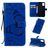 Mobigear Butterfly Samsung Galaxy A71 Klapphülle Portemonnaie - Blau
