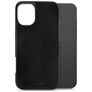 Mobilize Premium iPhone 16 Plus MagSafe Hülle Echtes Leder Backcover - Schwarz