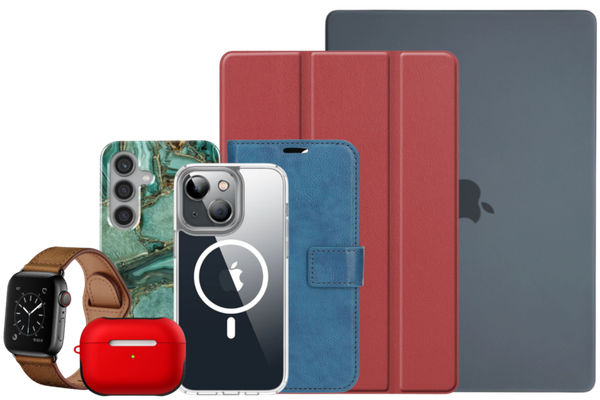 Handyhüllen, Tablet-Hüllen und Smartwatch-Armbänder