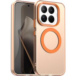 Mobigear Shockproof Xiaomi 15T Pro MagSafe Hülle Hardcase Backcover - Orange