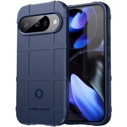 Mobigear Rugged Shield Google Pixel 10 Hülle Flexibles TPU Backcover Stoßfest - Blau