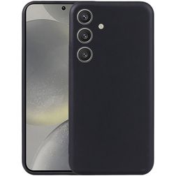 Mobigear Basics Samsung Galaxy S24 FE Hülle Flexibles TPU Backcover - Schwarz