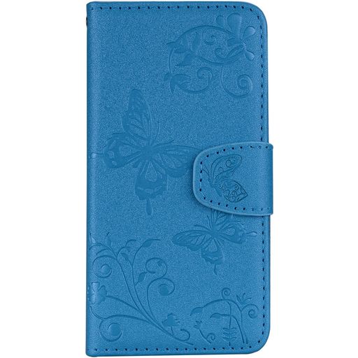 Mobigear Butterfly Xiaomi Mi 8 SE Hülle Klapphülle Geldbörse - Blau