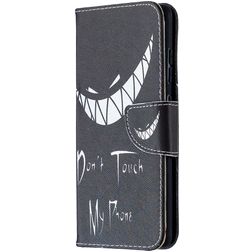 Mobigear Design Samsung Galaxy S20 FE Hülle Klapphülle Geldbörse - Do Not Touch