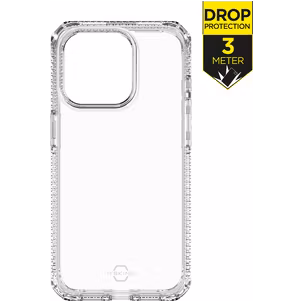 ITSkins SpectrumClear-R Durchsichtig iPhone 15 Pro Max Hülle Flexibles TPU Backcover Stoßfest - Transparent