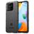 Mobigear Rugged Shield Xiaomi Redmi 10C Hülle Flexibles TPU Backcover Stoßfest - Schwarz