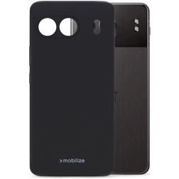 Mobilize Rubber Gelly OnePlus Nord 4 Hülle Flexibles TPU Backcover - Schwarz