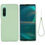Mobigear Rubber Touch Sony Xperia 10 IV Silikon Hülle Backcover - Grün