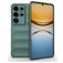 Mobigear Bumpy Samsung Galaxy S26 Ultra Hülle Flexibles TPU Backcover - Dunkelgrün