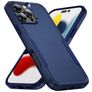 Mobigear Heavy Armor iPhone 16 Pro Max Hülle Hardcase Backcover Stoßfest - Blau