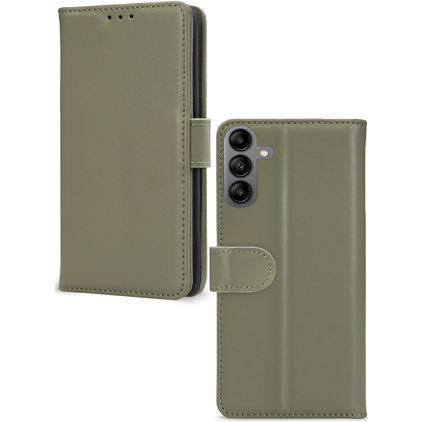 Mobilize Premium Gelly Wallet Samsung Galaxy A04s Hülle Klapphülle Geldbörse - Grün