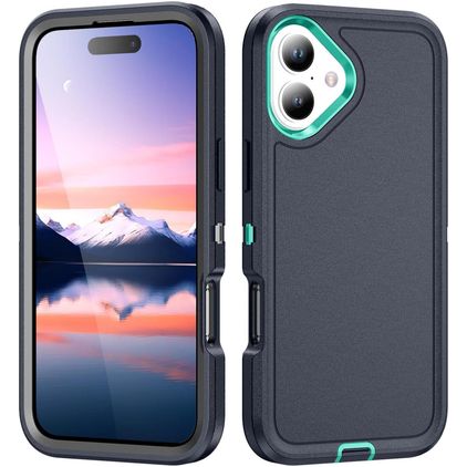 Mobigear Rugged iPhone 17 Hardcase Backcover Shockproof - Dunkelblau
