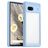 Mobigear Crystal Google Pixel 7a Hülle Hardcase Backcover - Transparent / Blau