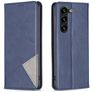Mobigear Rhombus Slim Samsung Galaxy S24 Plus Hülle Klapphülle - Blau