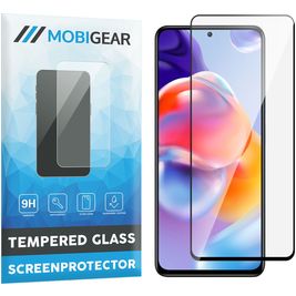 Mobigear Premium Xiaomi Redmi Note 11 Pro Plus 5G Panzerglas Gehärtetes Glas Displayschutz - Hüllenfreundlich - Schwarz