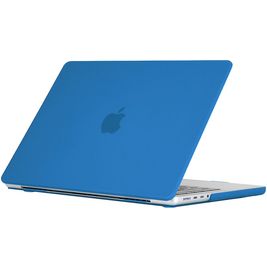 Mobigear Matte MacBook Pro 14 Zoll (2021-2025) Hardcase Hülle MacBook Case - Dunkelblau - Model A2442 / A2779 / A2918 / A2992 / A3401 / A3112 / A3434