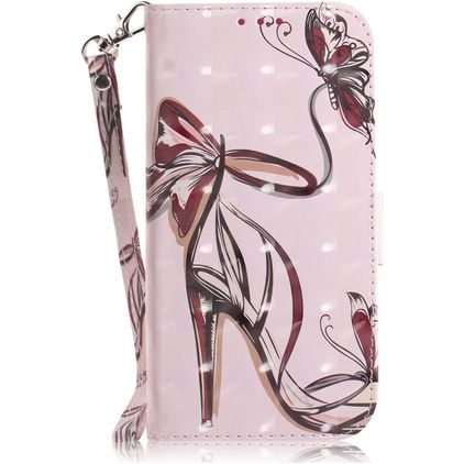 Mobigear Design HONOR 8S Hülle Klapphülle Geldbörse - High heels