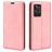Mobigear Retro Slim Realme GT2 Pro Hülle Klapphülle Geldbörse - Pink