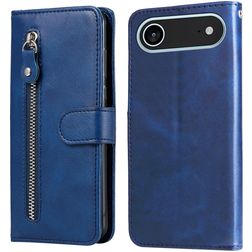 Mobigear Zipper iPhone Air Klapphülle Portemonnaie - Blau